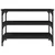 Klupa za cipele crna 70 x 38,5 x 49 cm od konstruiranog drva