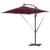Suncobran s LED trakama Bordeaux Crvena 249 x 249 x 250 cm