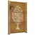 Vrtna vrata 100x125 cm Corten čelik Dizajn stabla