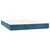 Vidaxl Box spring postelja z vzmetnico temno modra 140x200 cm žamet
