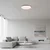 JUST LIGHT. 14008-16 - LED prigušiva plafonska svetiljka ART PLAFO LED/20W/230V bela + daljinski upravljač