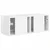 TV zidni ormar Zidne Sjajno bijelo 78,5 x 31 x 29,5 cm