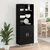 Highboard Crni hrast 69,5 x 32,5 x 180 cm Konstruirano drvo