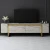 Hanah Home TV Komoda Yildiz, 180x50x30 cm, Sivo-Zlatne boje