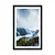 Plakat s paspartujem mogočni slapovi - 30x45 black
