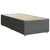 Vidaxl Box spring postelja z vzmetnico temno siva 90x200 cm blago