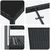 Vrtni set za objed 3 pcs Crna PE ratan