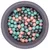 WALLXPERT Ogradica sa lopticama Bubble Pops v13 Grey