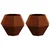 Sadilica 2 pcs Rđa 75 x 75 x 60 cm