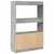 Visoka komoda boja betona 92x33x140 cm od konstruiranog drva