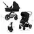 Kinderkraft Kolica za bebe 3u1 Moov 2, Crna