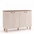 Hanah Home komoda Luvia, 150 cm, travertin / orah Venezia