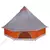 Tipi šator s krovom Siva i narančasta 400 x 346 x 250 cm taft
