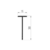 Profil alu. 30mm t- 03 0.65m za radne ploče