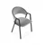 eoshop Oblazinjen jedilni stol K473, siva