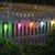 LED RGB solarna dekorativna girlanda 15xLED/18 funkcija USB 6 m IP44 crna