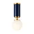 Opviq luster Moira-20205-G, 1 × E27, teget