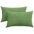 Jastučići za sofu 2 pcs Svijetlo zelena 50 x 30 cm