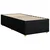 Vidaxl Box spring postelja z vzmetnico črna 80x200 cm blago