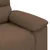 Vidaxl Dvosed kavč rjave barve 180x81x84 cm blago