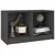 Den TV omarica siva 70x33x42 cm trdna borovina