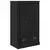 Highboard s ladicama 3 pcs Crni hrast Konstruirano drvo