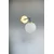 Opviq Zidna lampa E27 Socket, Zlatno-Bela