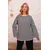 Trend Alacati Stili Ženska bluza Alc-X14540, Crno-bela