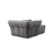 Atelier del Sofa Ugaona garnitura Boxer, 290x165 cm, Svetlo siva