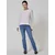 KOROSHI Pulover Chenille modra/roza/off-bela
