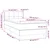 Vidaxl Box spring postelja z vzmetnico modra 90x200 cm blago