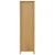 Vidaxl Garderobna omara s predalom HILL Medeno rjava 84 x 50 x 170 cm