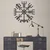 WallXpert metalni zidni ukras 5126, vegvisir, nordijski kompas sa runama, 72 x 72 cm, crni