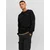 JACK & JONES Majica, črna
