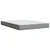 vidaXL Postelja boxspring z vzmetnico Svetlo siva 140 x 190 cm Blago