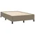 Vidaxl Box spring postelja z vzmetnico LED taupe 120x190 cm blago