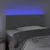 LED uzglavlje svjetlosivo 100x5x78/88 cm baršunasto