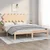 Vidaxl Posteljni okvir 150x200 cm trdnega lesa