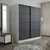 Hanah Home Garderober Kale-7151, 220x210x52 cm, Antracit