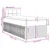 vidaXL vidaXL Box spring postelja z vzmetnico krem 80x200 cm blago, (21308986)
