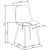 eoshop Jedilni stol K417, modra
