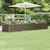 Povišena vrtna gredica od pocinčanog čelika 296 x 80 x 36 cm smeđi