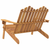 Vrtna klupa Adirondack 126 cm od masivnog drva bagrema