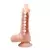 Dildo, Savitljivi, 21cm, Boja kože