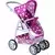 Kolica za lutke Coco Star Dark Pink 907456