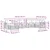 Set vanjskih sofa s jastukom 7 pcs Prirodna i svijetlo siva