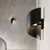 Sollux SL.1309 - Zidno svetlo TALASSA 1xG9/8W/230V crno
