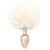 ToyJoy Happiness Enchanting Bunnytail Buttplug White