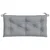 Jastuk za vrtnu klupu sivi 110 x 50 x 7 cm od tkanine Oxford