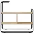 Konzolna stolica Hrast sonoma 80 x 35 x 75 cm Konstruirano drvo